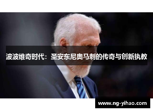 波波维奇时代：圣安东尼奥马刺的传奇与创新执教